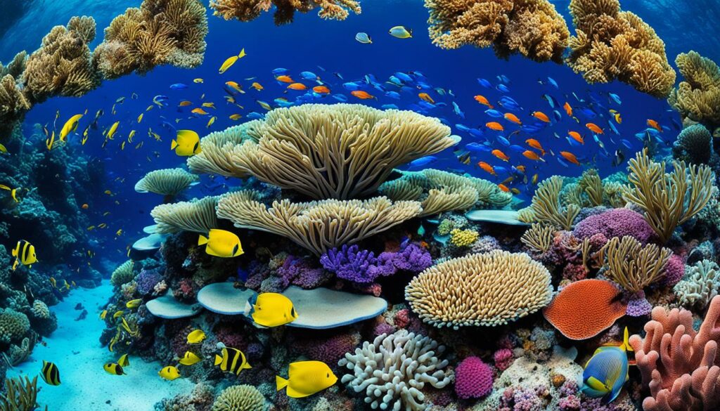Beleza Submersa dos Jardins de Corais