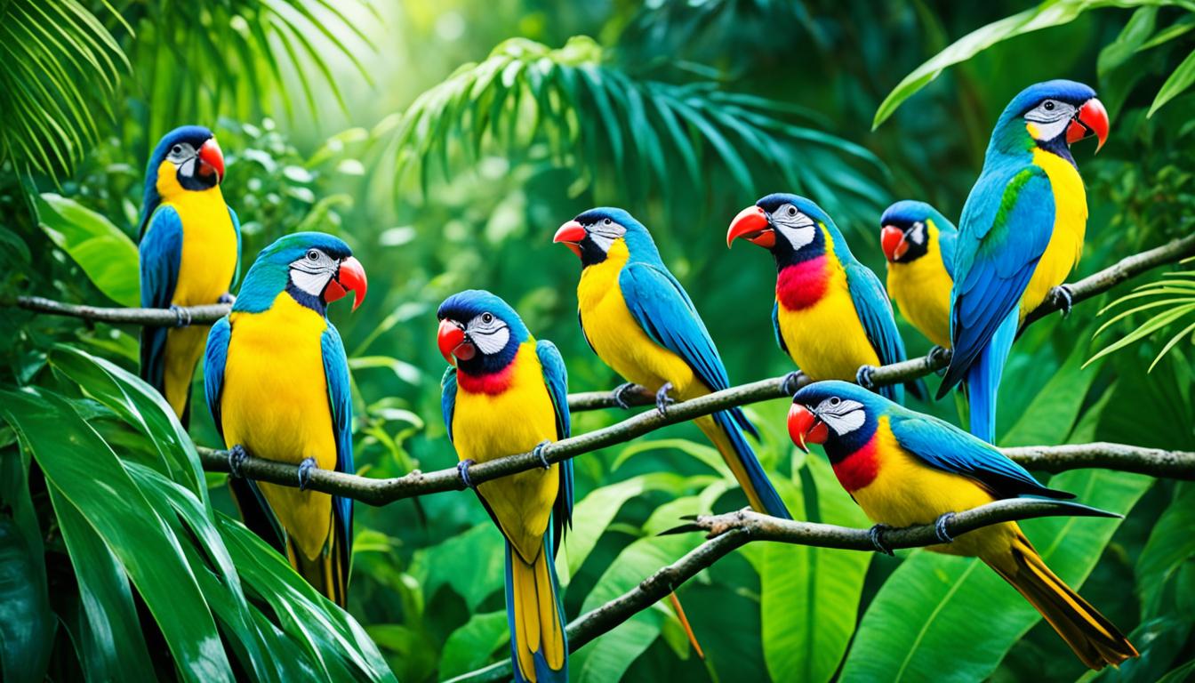 La fascination des oiseaux tropicaux